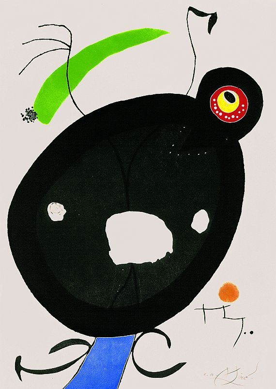 From: Quatre colors aparien el món.. by Joan Miró, 1975