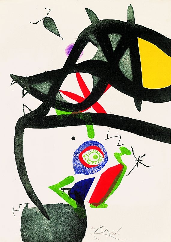 From: Quatre colors aparien el món.. by Joan Miró, 1975