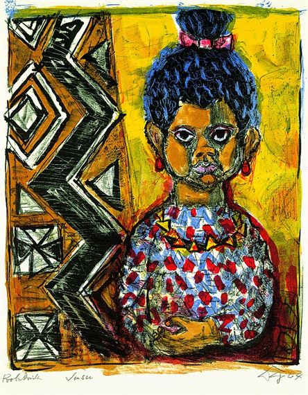 Susu (Negerkind) by Otto Dix, 1964