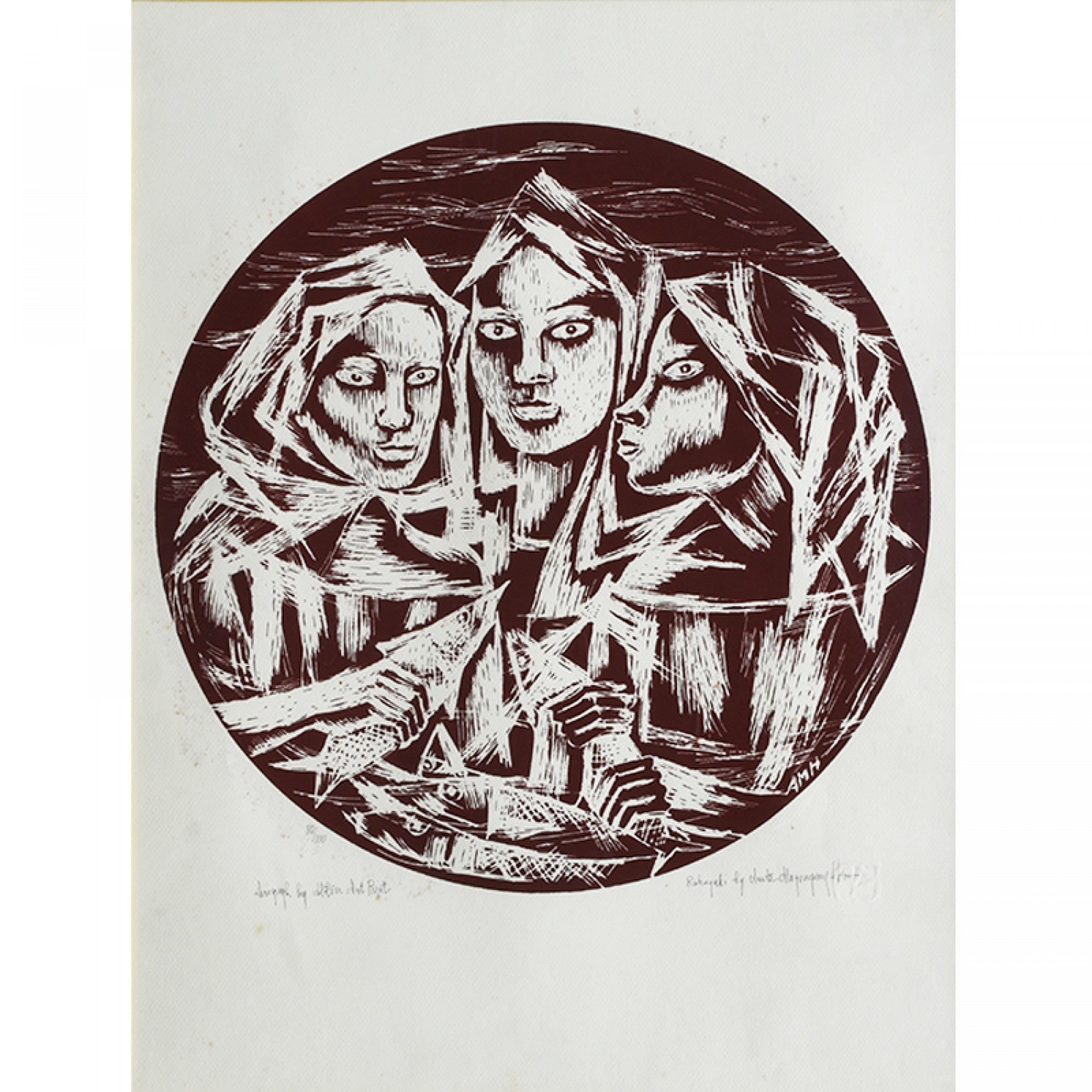 Artwork by Anita Magsaysay-Ho, Rakuyaki, Made of Serigraph