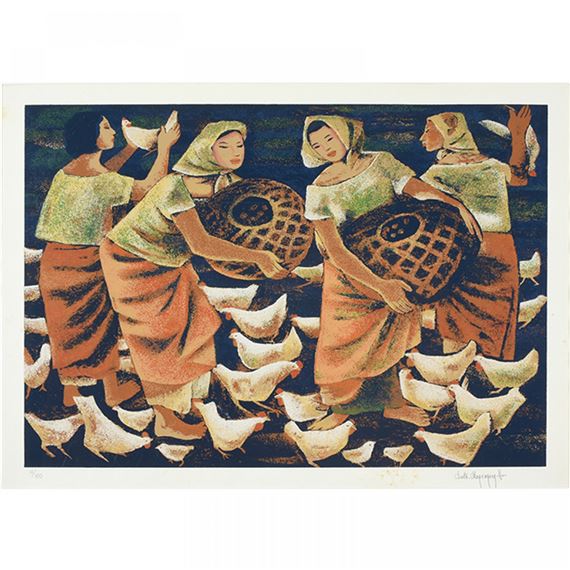 Catching Chickens by Anita Magsaysay-Ho, 1998