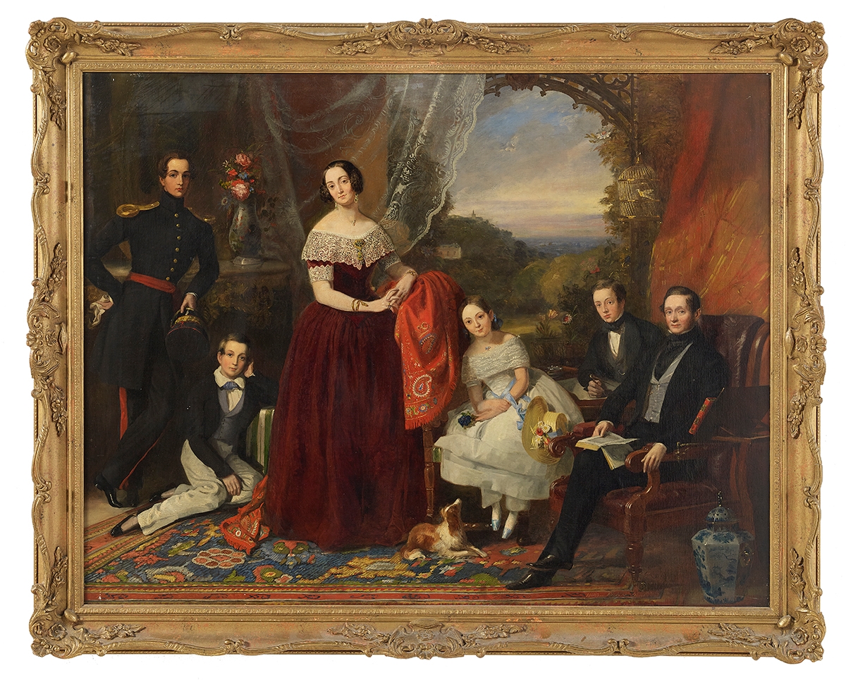 William Rivière | Portrait of a Distinguished Family of Means (1847 ...