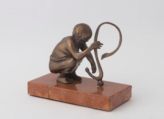 Socrates with Harp by Miklós Melocco