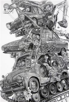 Mikiko Kumazawa’s Drawings, Sculptures Create Chaos out of the Everyday