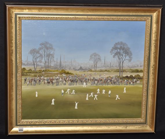 A cricket match by Brian Shields