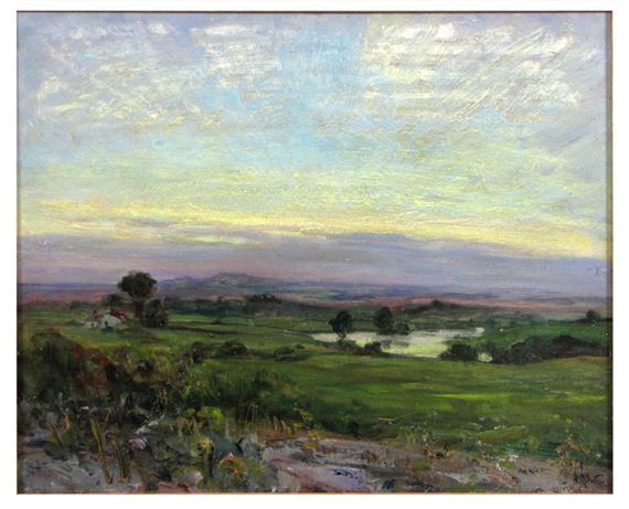 Howard Russell Butler | A glimpse of the York river | MutualArt