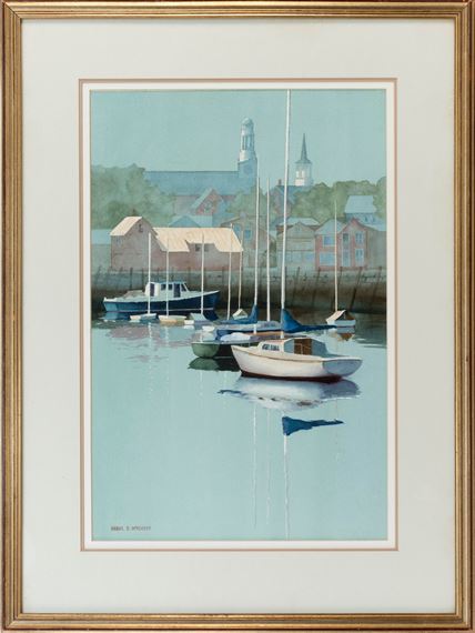 Harbor scene, Rockport by Karol B. Wyckoff