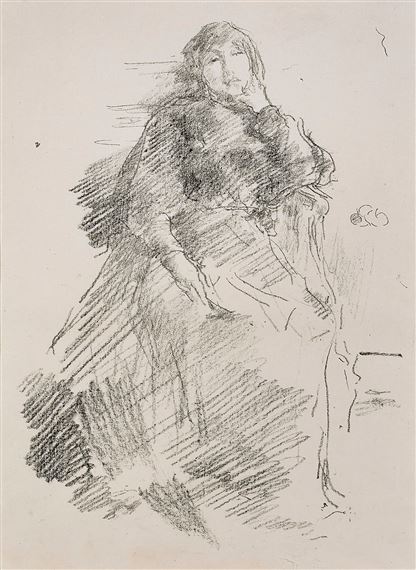 La Belle Dame Paresseuse by James Abbott McNeill Whistler, 1894