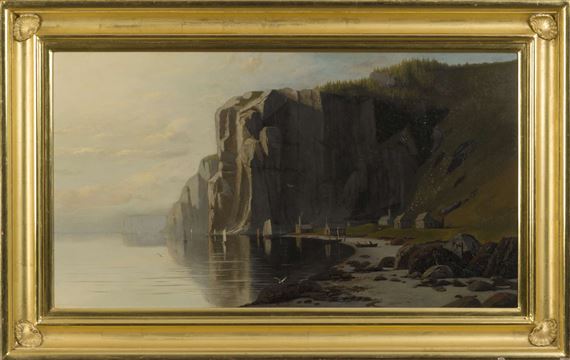 A VIEW IN NEWFOUNDLAND by Lemuel D. Eldred