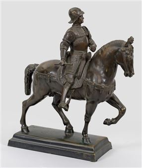 Equestrian statuette of the Condottiere Bartolomeo Colleoni - Andrea del Verrocchio