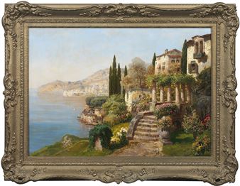 Italian coast in the morning light - Gottfried Arnegger