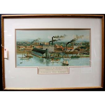 GOODERHAM & WORTS LTD., TORONTO, CANADA. CANADIAN RYE WHISKEY - Arthur H. Hider