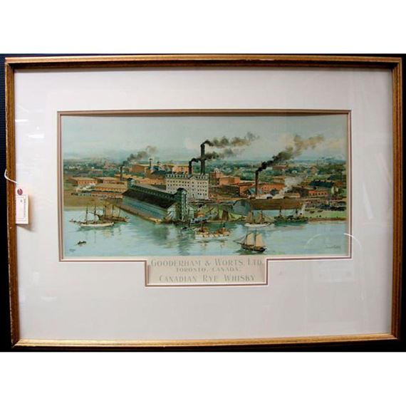GOODERHAM & WORTS LTD., TORONTO, CANADA. CANADIAN RYE WHISKEY by Arthur H. Hider