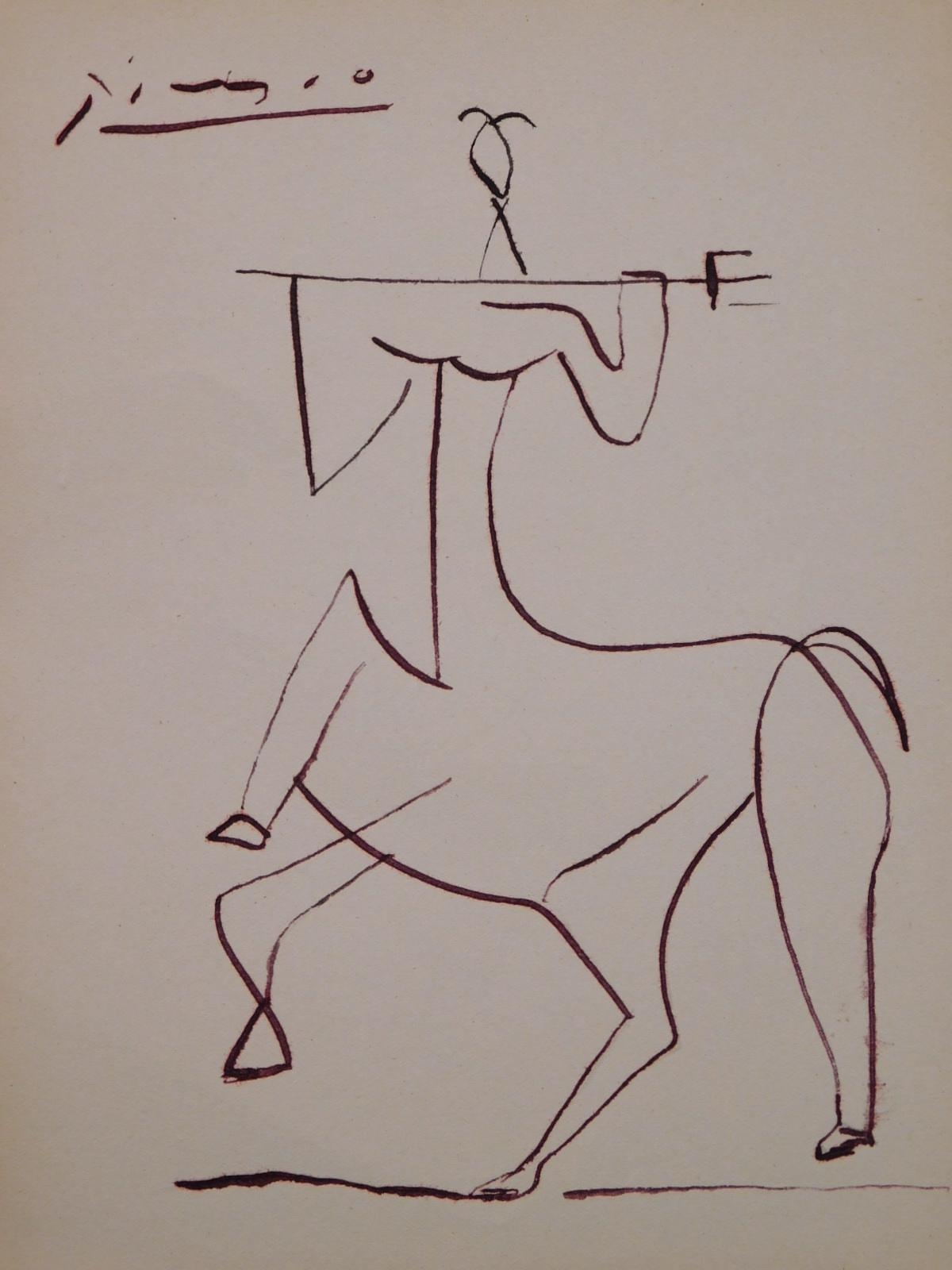 Centaur with Trident by Pablo Picasso