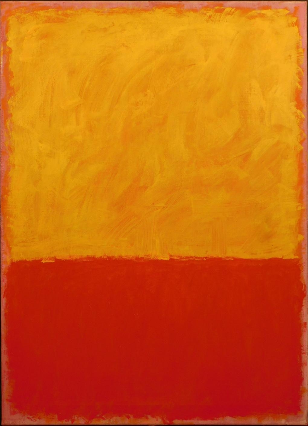 Color Field Painting (Red and Yellow) by Mark Rothko, 1968