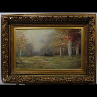 FARMER AND TEAM AT WORK WITH DISTANCE CATTLE - Crawford Chelson Slack