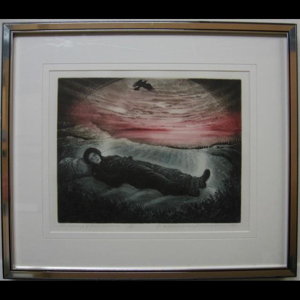 David Blackwood THE PASSING OF TOM BARBOUR MutualArt