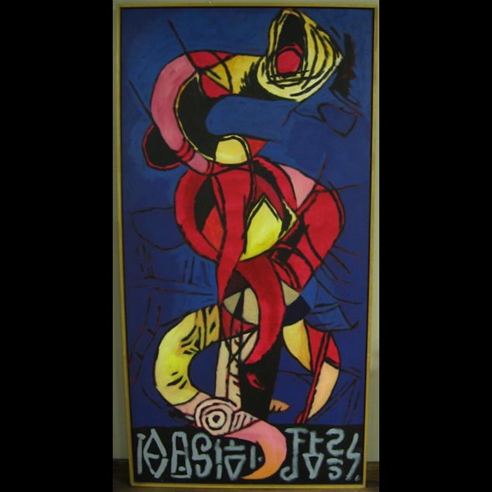 Artwork by Erik Gamble, SORCERER, Made of acrylic on canvas