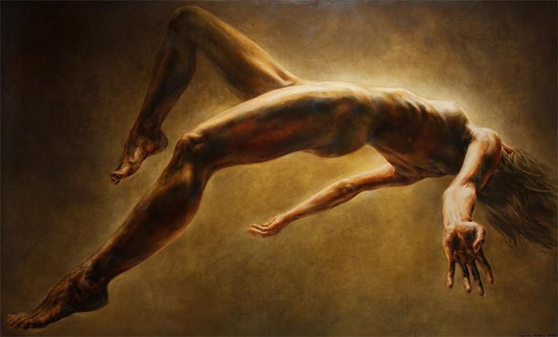 Artwork by Sandra Arabska, Bez tytulu, Made of oil on canvas