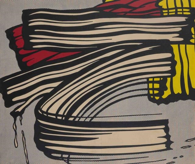 Brushstroke by Roy Lichtenstein