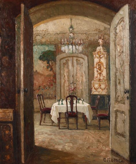 Schlossinterieur by Ernst Kolbe, 1930