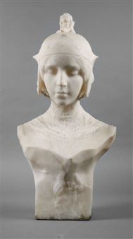 Büste einer Kriegerin - Ezio Ceccarelli