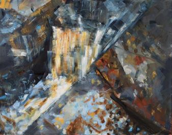 Above The Falls, Plunging Water - Henry Morgan