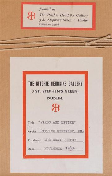 Virgo & Letter by Patrick Hennessy