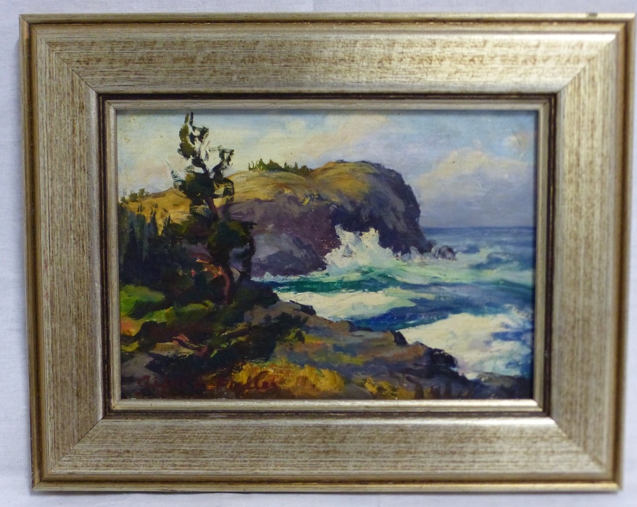 Alfred Russel Fuller Whitehead + Surf, Monhegan Island, Maine (1949