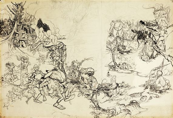 Arthur Rackham | Fantasy Scene | MutualArt