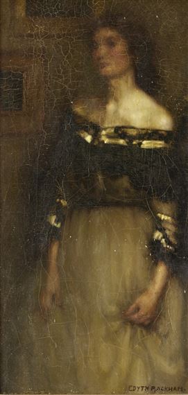 Edyth Starkie Rackham | Portrait of Daisy standing | MutualArt