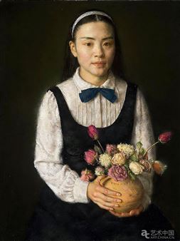 Realistic Chinese Oil Paintings on Display in Beijing