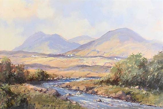 THE MOURNE MOUNTAINS & GLEN RIVER, GLASDRUMMAN by George Gillespie