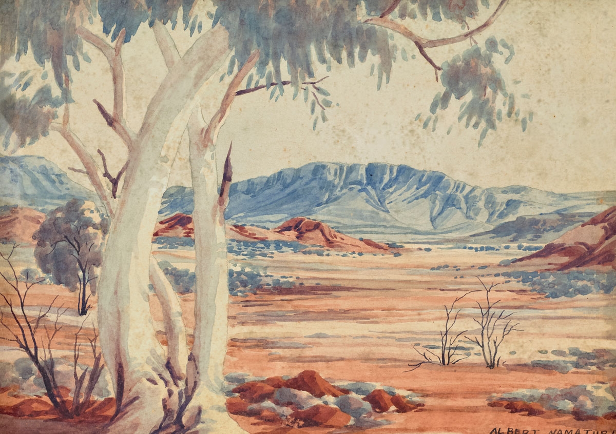 Central Australia by Albert Namatjira