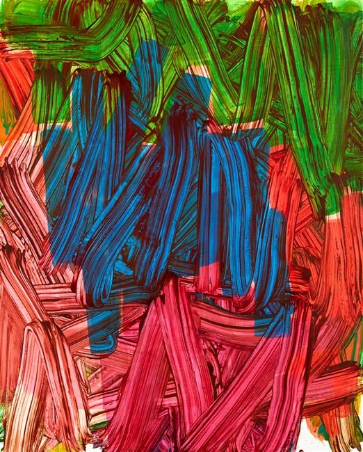 Artwork by Judy Millar, Wallace, Made of oil and acrylic on canvas