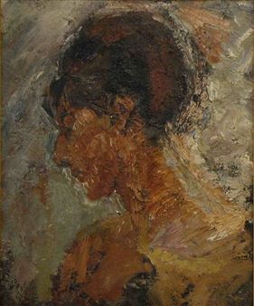 (Study Portrait of a Young Woman) - George Davis