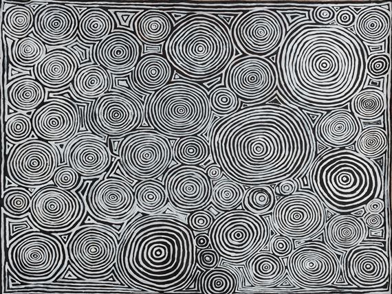 Untitled by Jackie Kurltjunyintja Giles Tjapaltjarri
