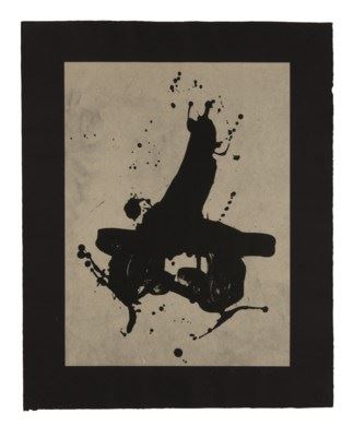 Black on Black by Robert Motherwell, 1978