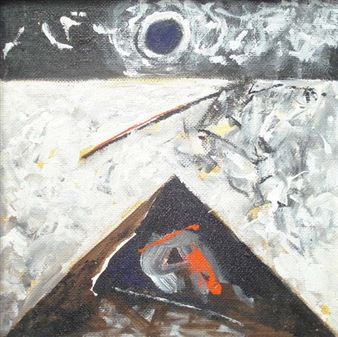 Installation view of Vijay Shinde exhibition at Tao Art Gallery.