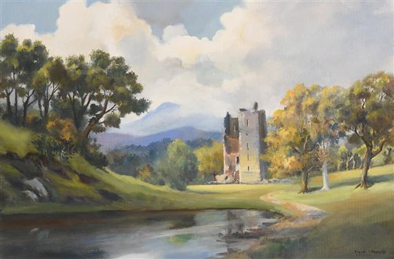 Norman Ruin in Parkland by Frank O'Meara, 1999