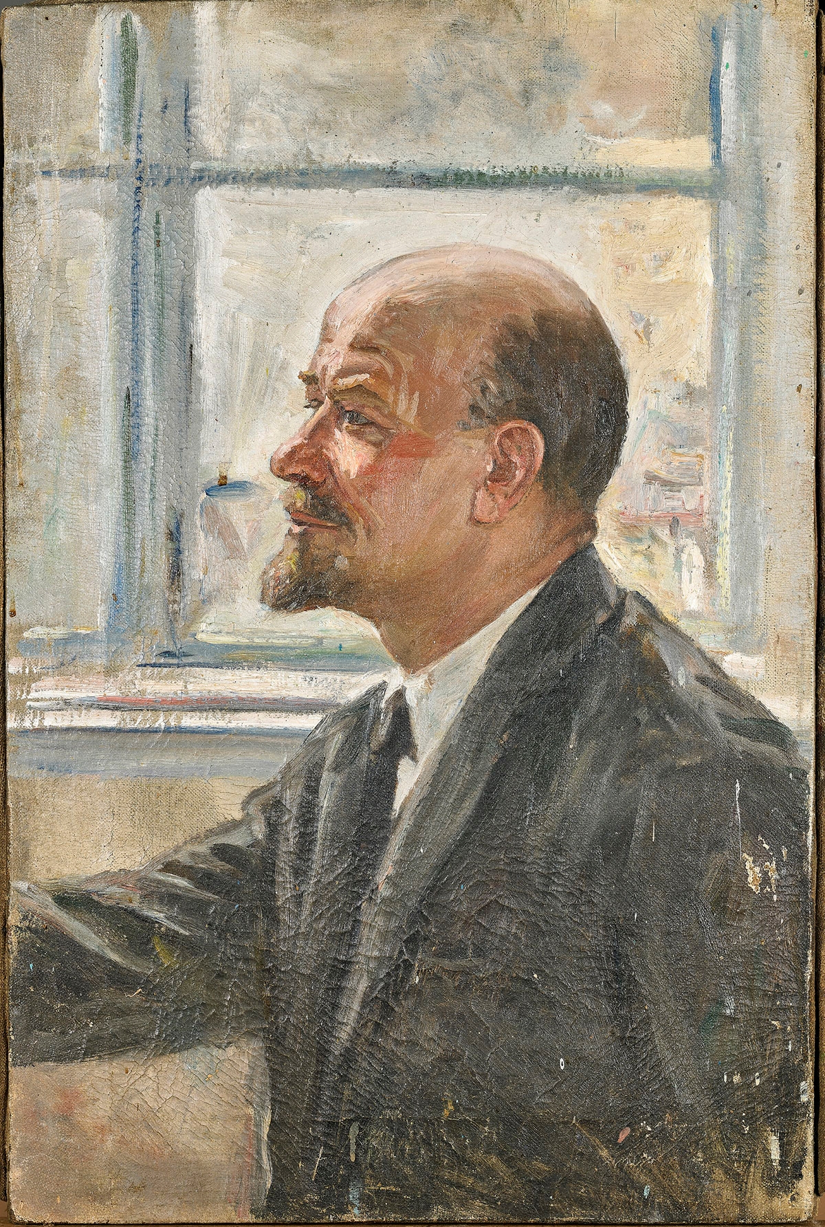 Alexander ArkadevichLabas | Portrait of Vladimir Lenin | MutualArt