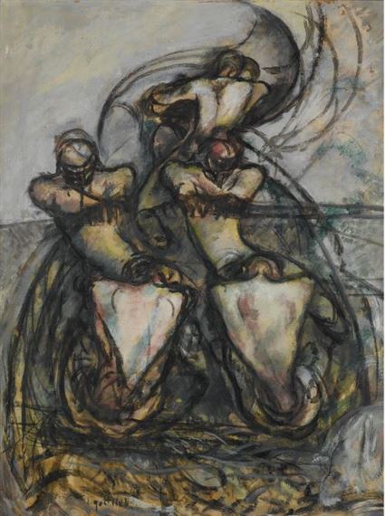 THE ROWERS by Leopold Gottlieb