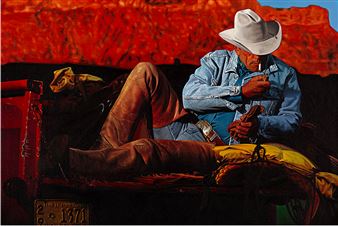 Hannes Schmid: American Myth: Paintings and Photographs - Mitchell Algus Gallery