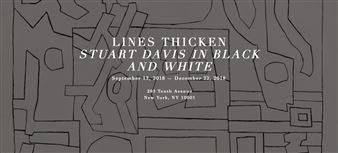 Stuart Davis: Lines Thicken - Kasmin Gallery, New York (293 10th Av)