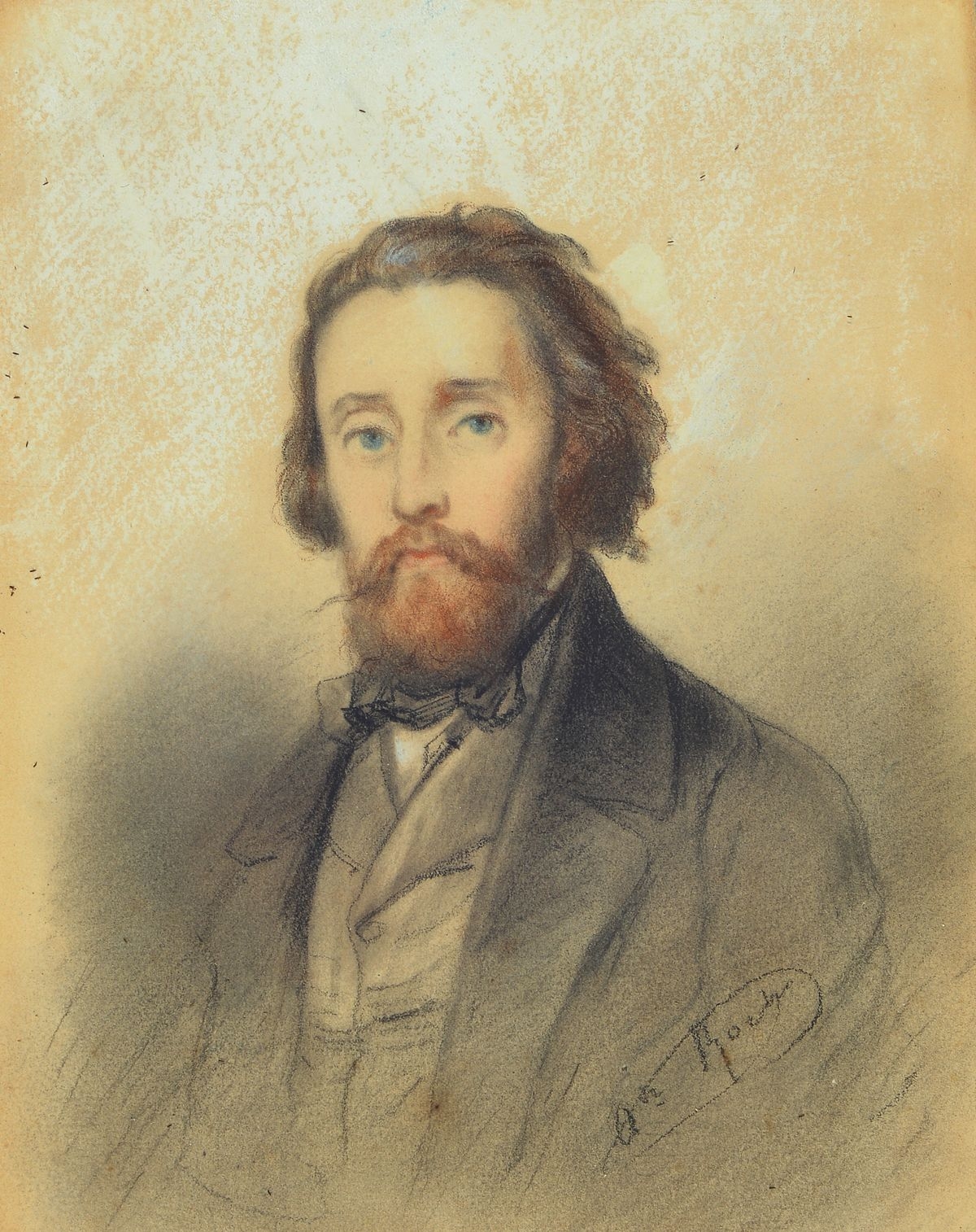 Alexandre Marie Roche | Portrait of a Bearded Man | MutualArt