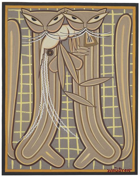 Untitled (Cats with Prawn)