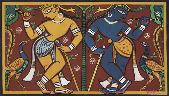 Untitled (Krishna and Balarama)