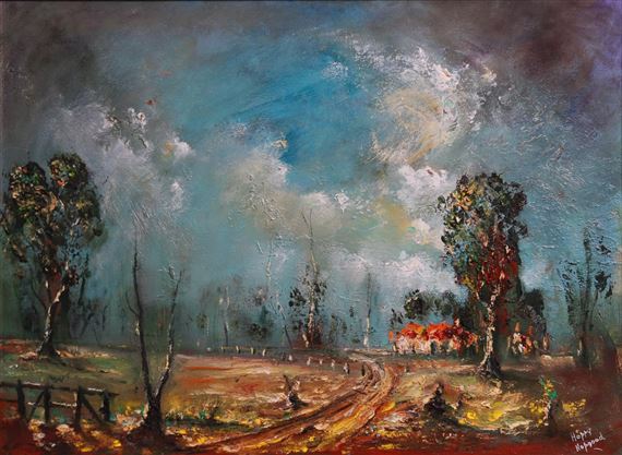 Could be Rain, Broken Hill by Charles Edward Hopgood, 1972