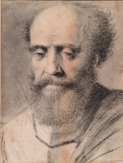 Tête d'homme barbu by Nicolas Lagneau