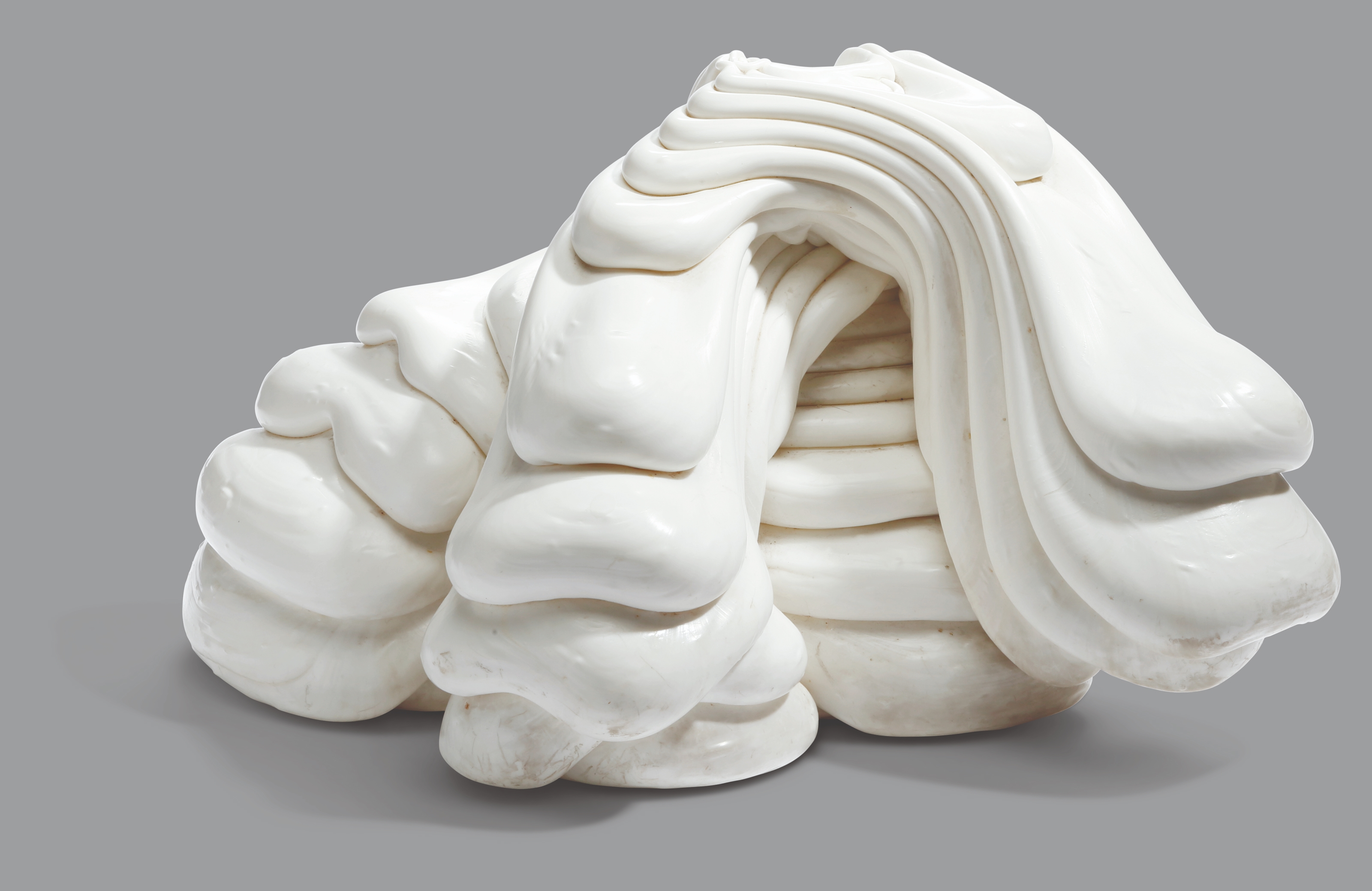 Artwork by Roxy Paine, Scumak (S1-P2-W17), Made of low density polyethelene